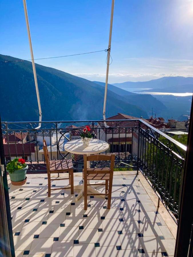 Delphi Celebrity V I P The Navel Of The Earth, Center-Delphi-Penthouse Galaxy&Sky Panoramic View, Harmony&Yoga Apartment Luaran gambar