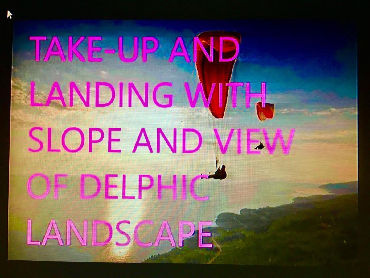 Delphi Celebrity V I P The Navel Of The Earth, Center-Delphi-Penthouse Galaxy&Sky Panoramic View, Harmony&Yoga Apartment Luaran gambar